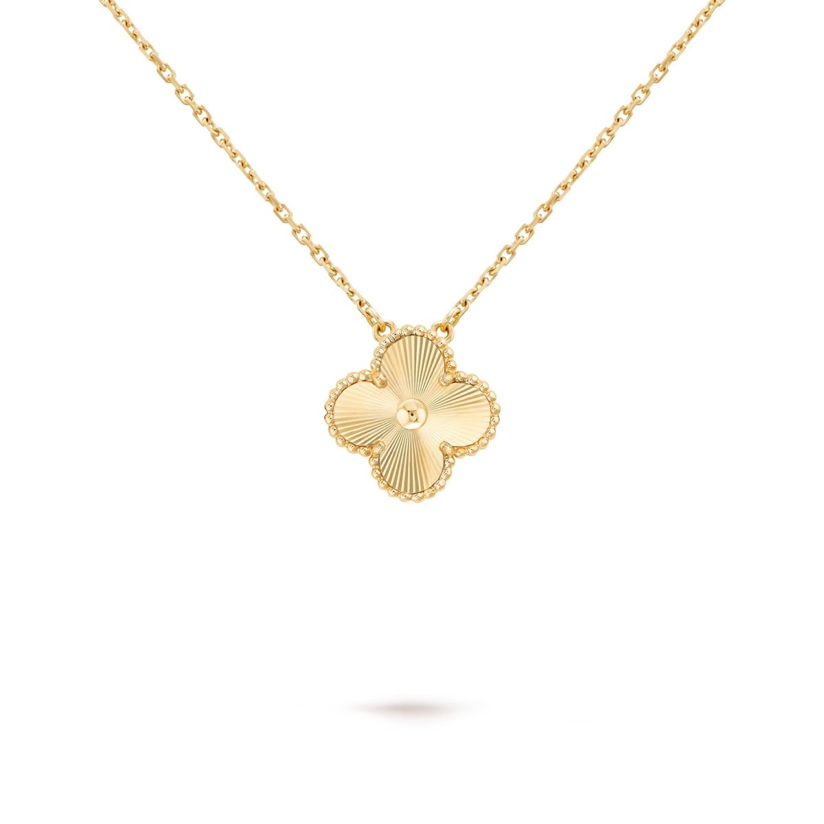 18k Vintage Motif Necklace in Full Gold