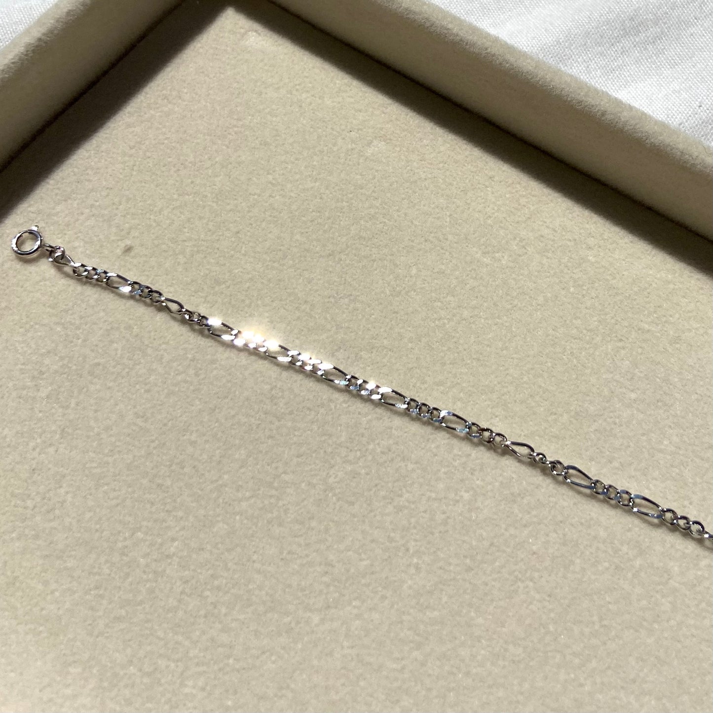 Catia Thin Figaro 925 Sterling Silver Chain Bracelet