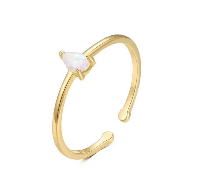 Orla Opal Ring in 18K Gold Plated Sterling Silver