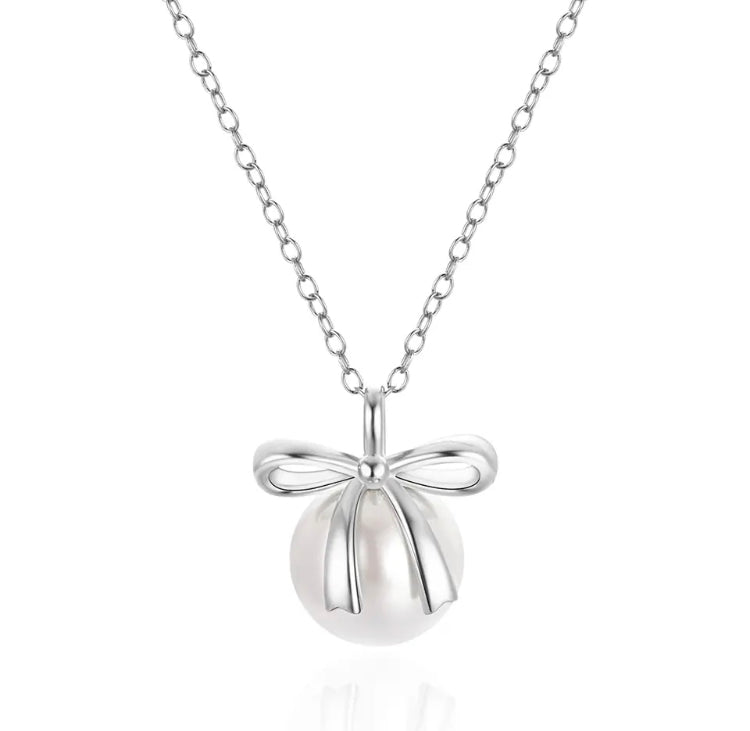 Ophelia 925 Sterling Silver Pearl Necklace