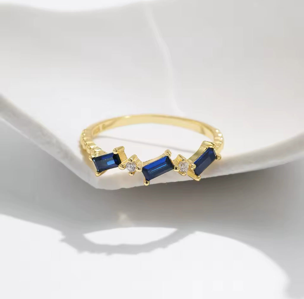 Jordana 18k Gold Plated 925 Silver Ring
