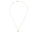 18k Vintage Mini Motif Necklace in Mother of Pearl