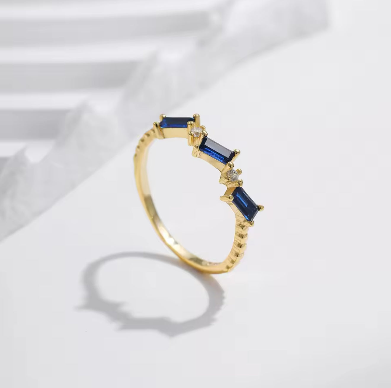 Jordana 18k Gold Plated 925 Silver Ring