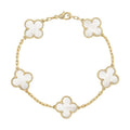 18k Vintage Motif Bracelet in Mother of Pearl