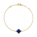 18k Vintage Mini Motif Bracelet in Blue Agate