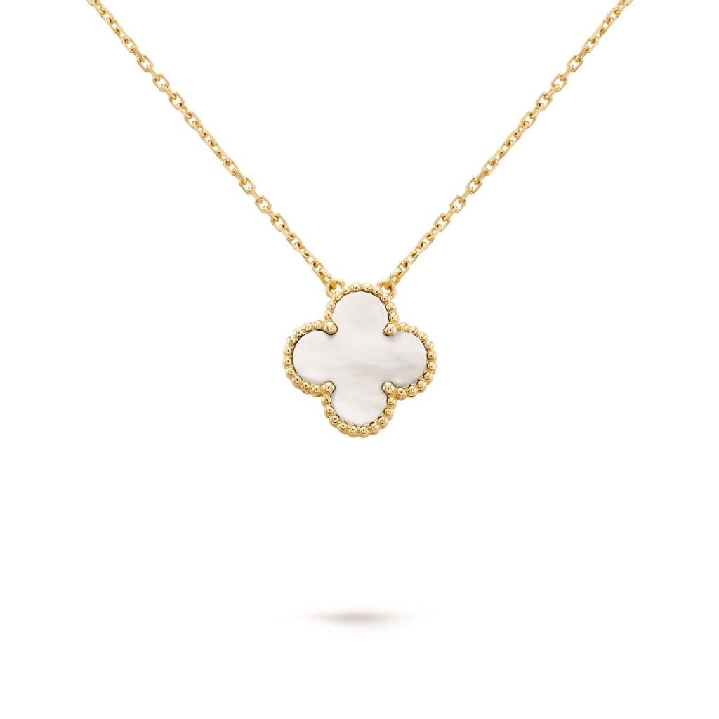 18k Vintage Motif Necklace in Mother Of Pearl