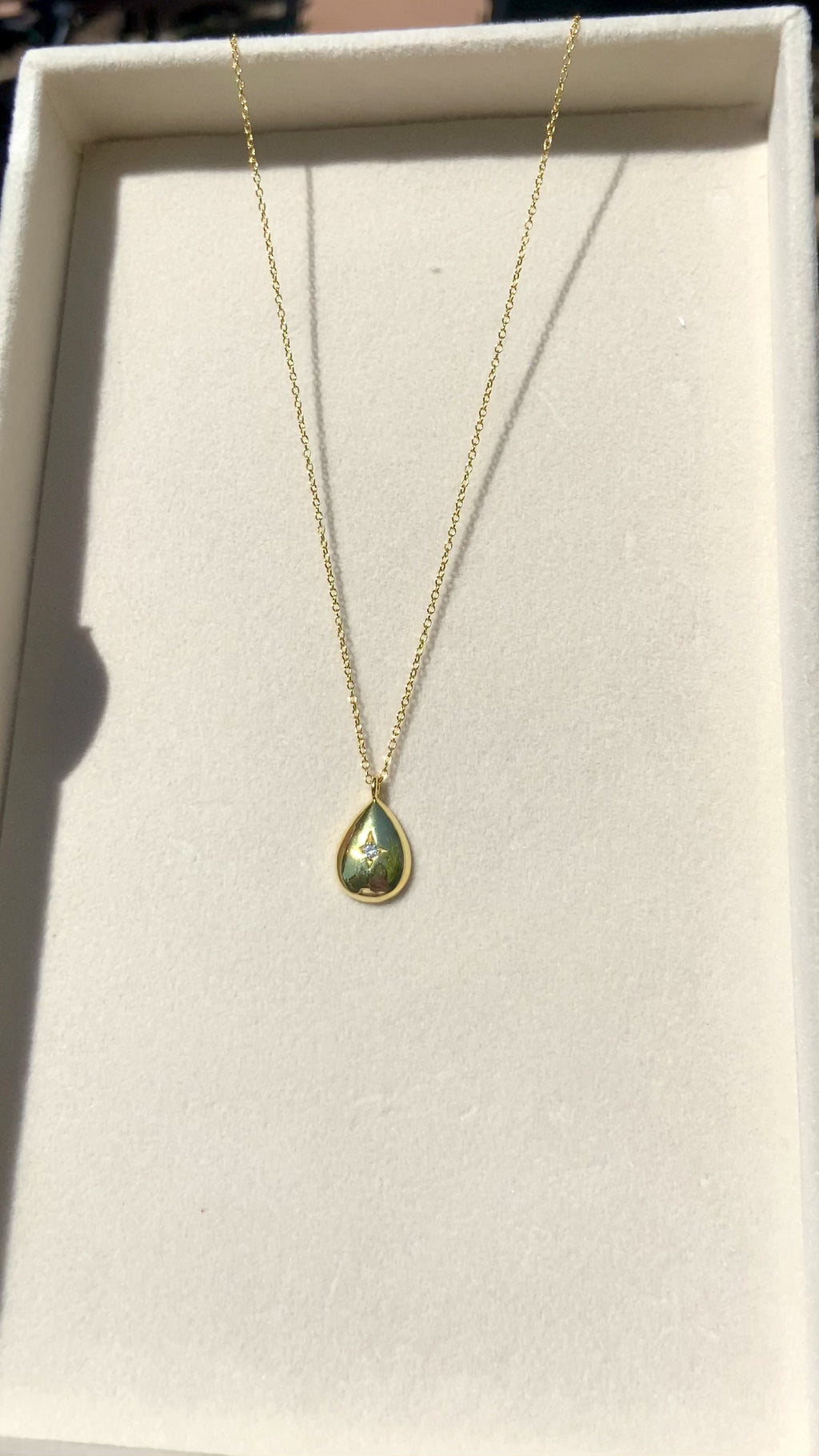 Isla Water Drop 925 Sterling Silver Pendant